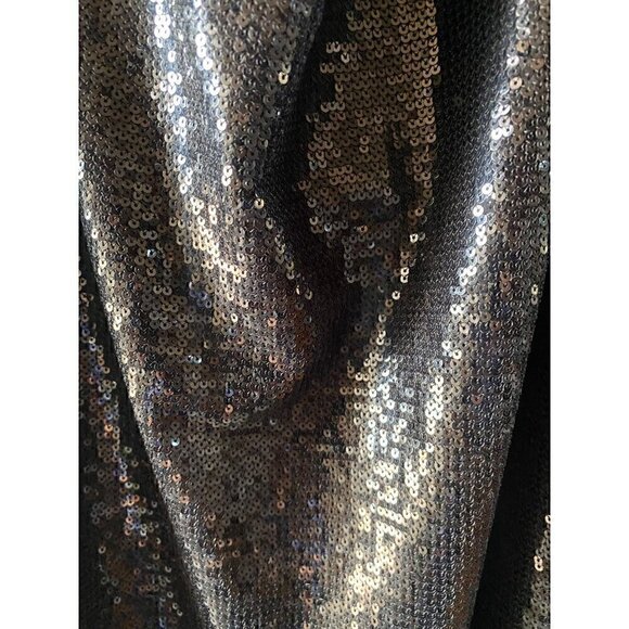 Ralph Lauren Purple Label Missandra Sequin Evening Dress Gown 16 Black Backless - Picture 15 of 16